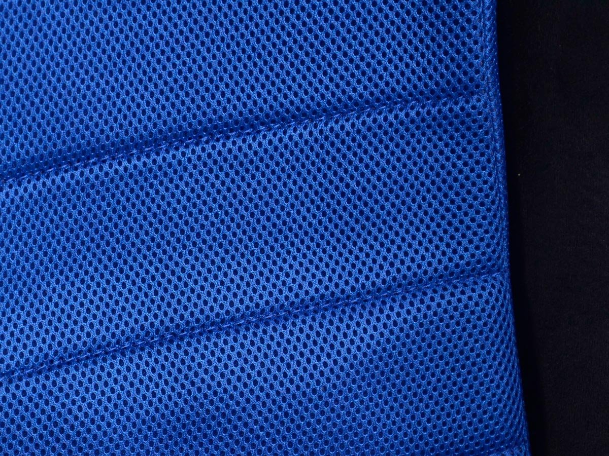 FK-Automotive, set di sedili sportivi Chicago 1 sinistro e 1 destro, colore: blu e nero