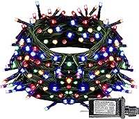 Vista 9 de Dazzle Bright - Luces de Navidad Inteligentes que Cambian de Color, 66 pies, 200 luces LED RGB con control remoto y aplicación, luces de árbol