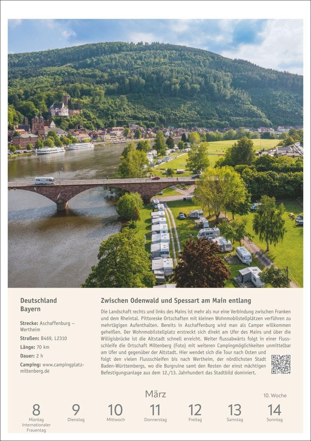 Campinglust Wochen-Kulturkalender 2027 - 53 unvergessliche Touren: Wochenkalender für alle Reise- und Campingfreunde. Fotokalender 2027 mit ... den schönsten Wohnmobiltouren zum Nachfahren