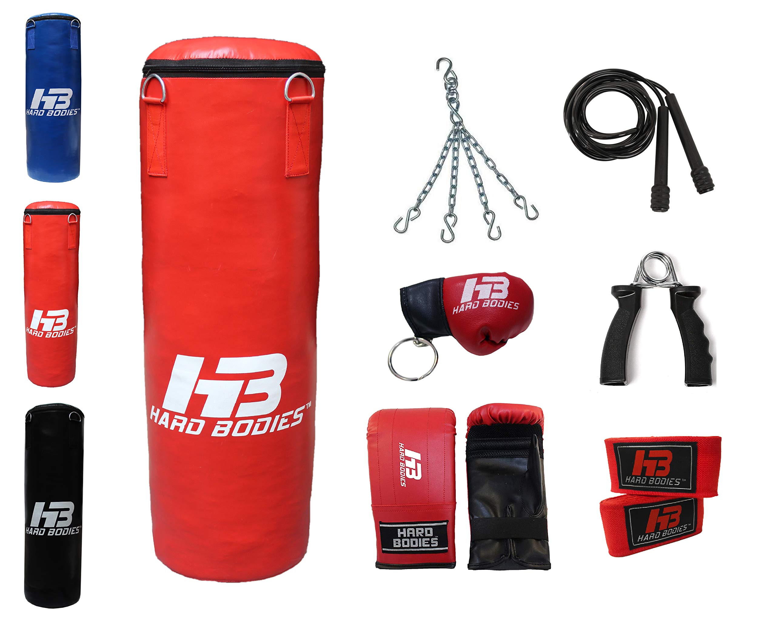 HB Hard Bodies Unfilled Punching Bag For Boxing , MMA, Kickboxing, Muay Thai, Taekwondo (Combo Of :- Punching Bag, Punching Gloves, Chain, Hand Wraps, Skipping Rope, Hand Gripper & Key Ring ) (4) (B08P28H3PL) Amazon Price History, Amazon Price Tracker
