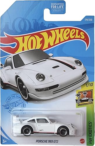 Hot Wheels Porsche 993 GT2, blanco 174250 Exotics 110