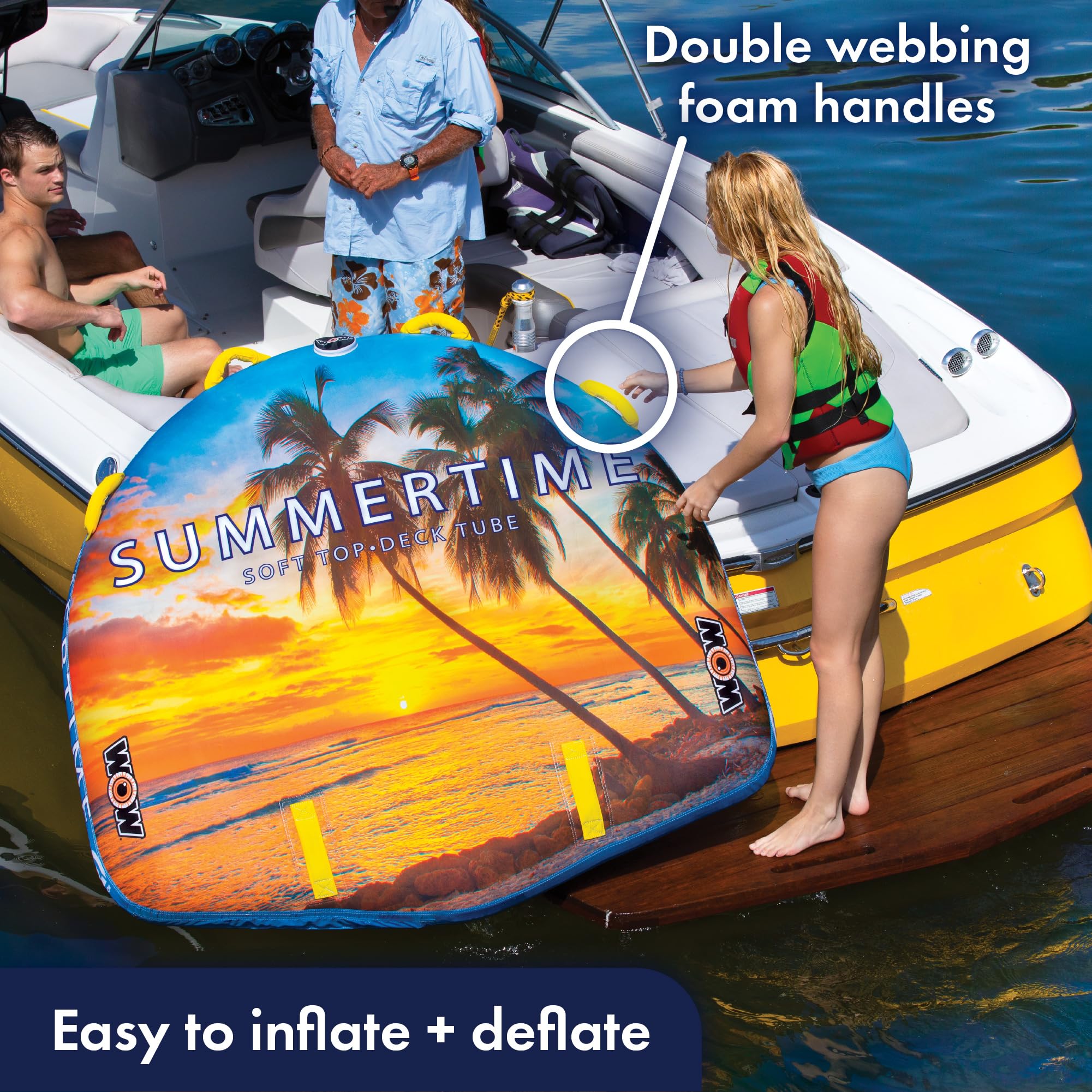 Wow World of Watersports Born to Ride Aufblasbares Deck Tube