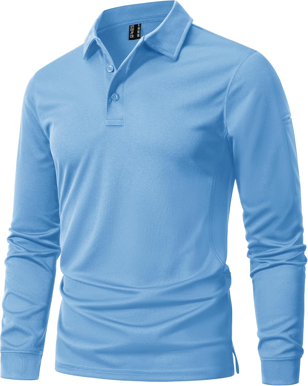 MAGNIVIT Men's Polo Shirts Long Sleeve Quick Dry Performance Shirt Military Tactical Army Combat Polo Shirts