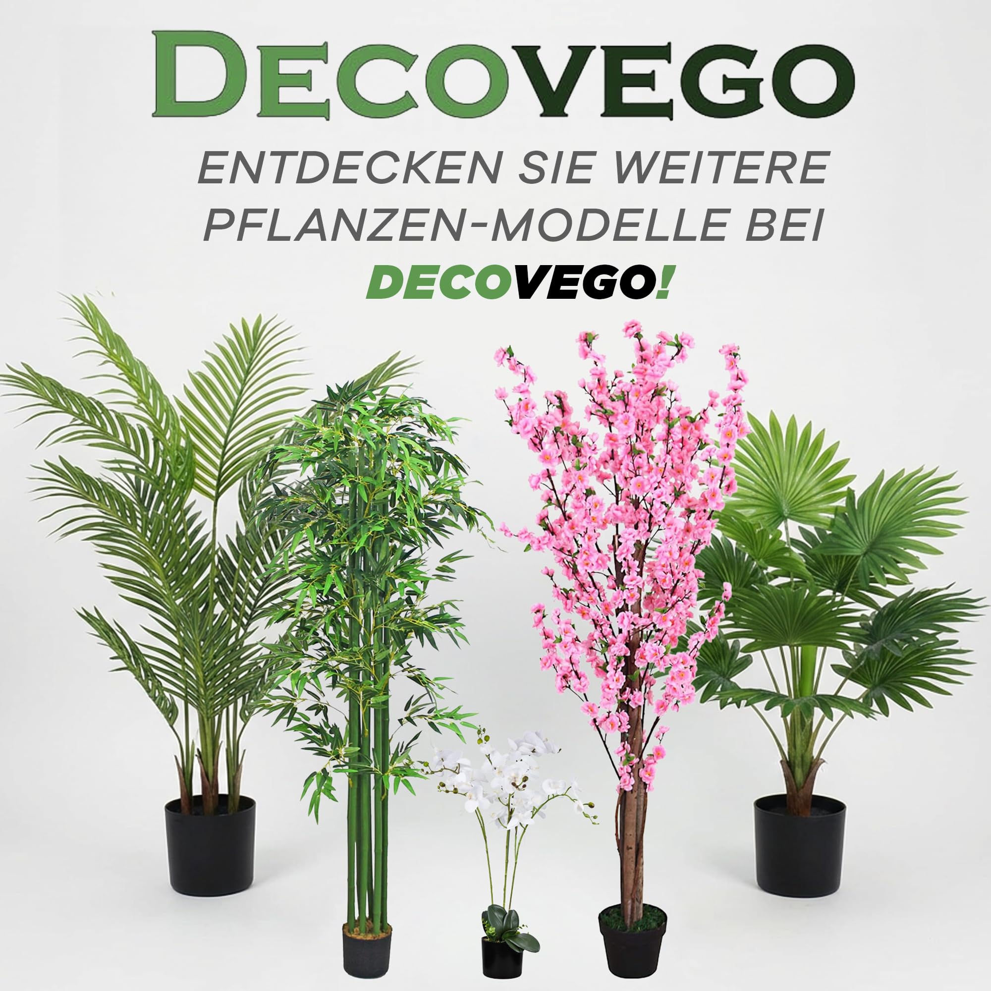 Decovego Künstliche Strelitzie 170 cm, Paradiesvogelblume Kunstpflanze im Topf, Pflegeleichte Zimmerpflanze für Innenräume