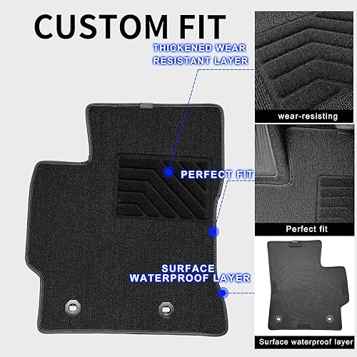 Miniatura 2 de AOMSAZTO Alfombrillas para Toyota Corolla compatibles con Toyota Corolla Sedán 2024, 2023, 2022, 2021, 2020, alfombras originales de Toyota Corolla