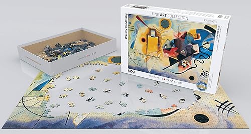 Miniatura 3 de EuroGraphics Gelb Rot Blau by Kandinsky - Puzzle 1000 piezas
