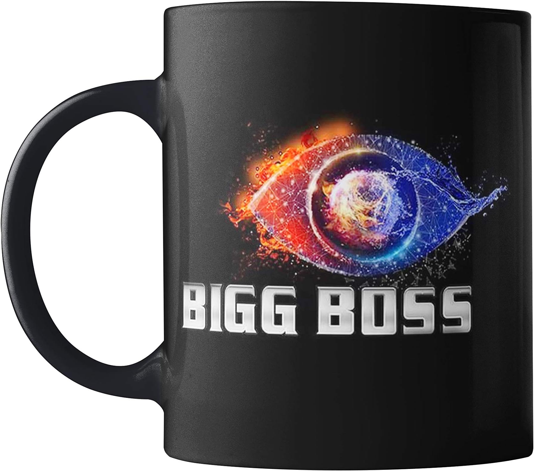 Gen7 Black Color Big Boss with Salman Khan | Printed Coffee Ceramic Mug (350 ml, Pack of 1) - Black Coffee Mug