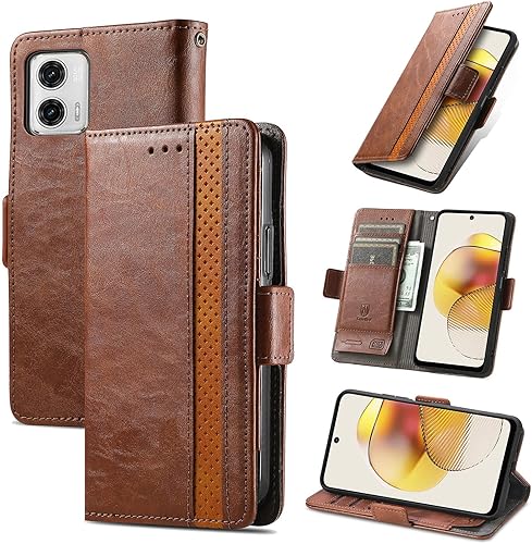 Miniatura 23 de Funda para Honor X7, Funda para Honor Play 30+ Plus Funda de piel sintética con ranuras para tarjetas Funda con soporte abatible Rojo