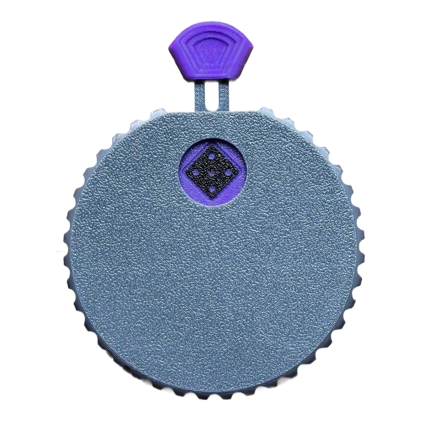 MERISHOPP Mechanical Dice Portable Easy to Use Reusable Premium Table Games Accessory Purple-image-14