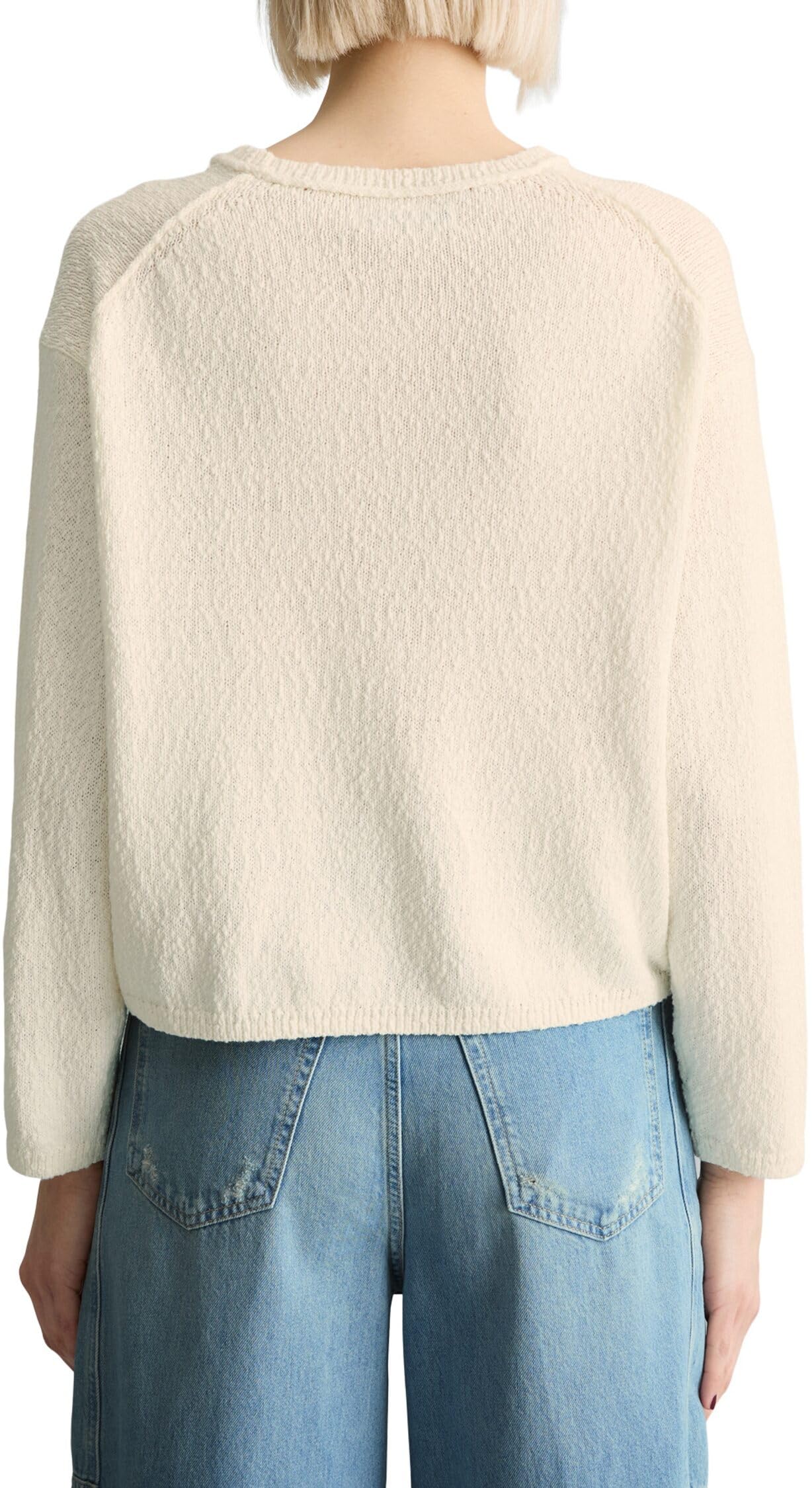 Marc O'Polo Denim Pullover Regular aus Cotton Slub Garn