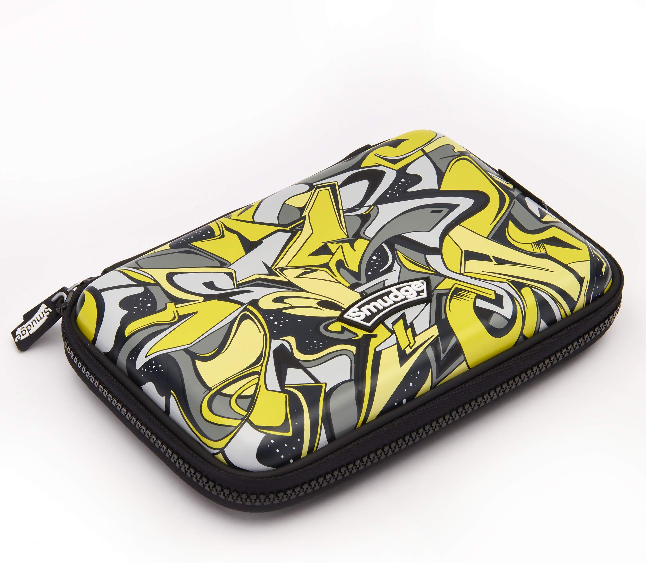 Smudge Stationery Boys Large Pencil case with compartments and"Live Loudly" Graffiti Design