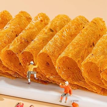 Amazon.com : Genji food Latiao Spicy Strip 12 Bags Net