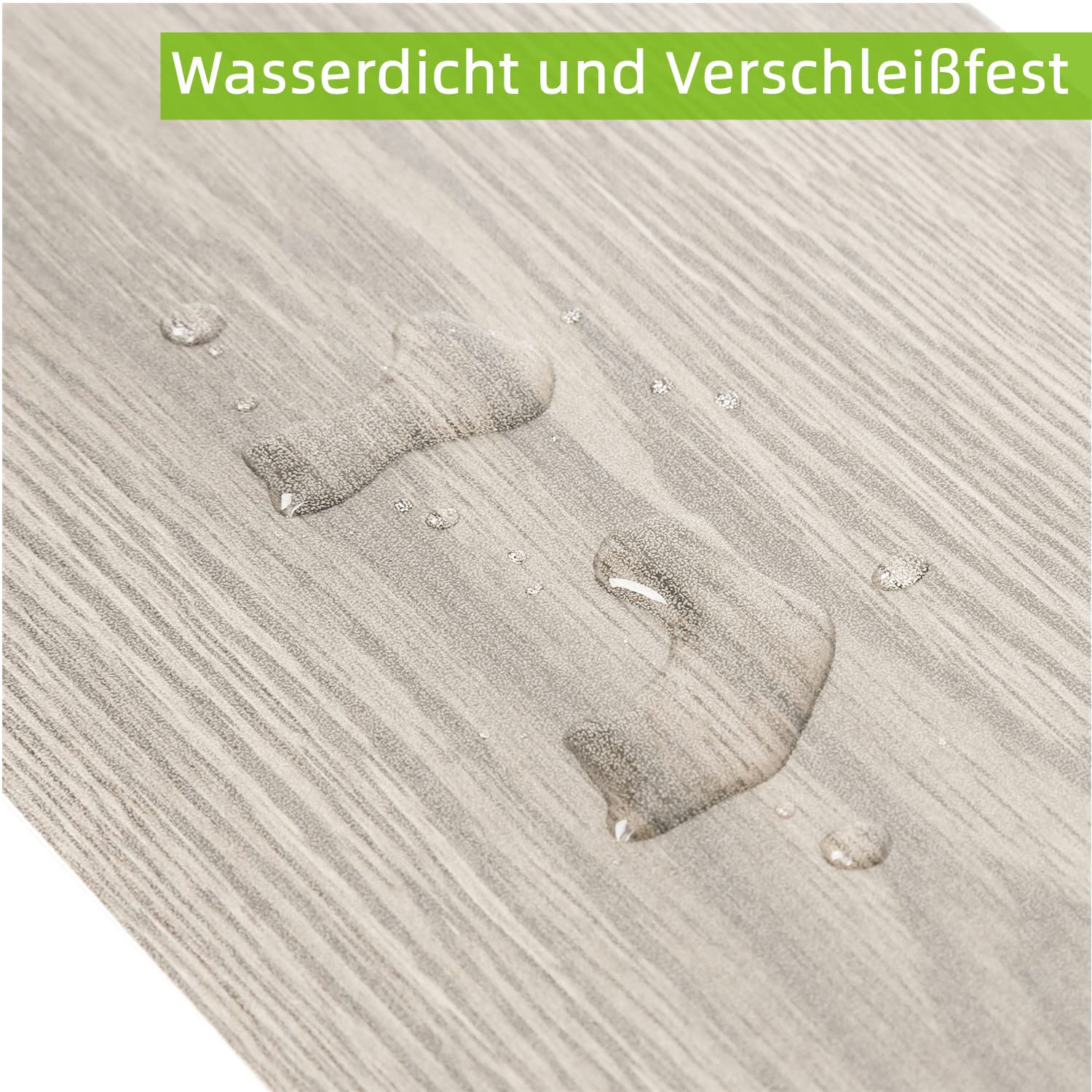 Gimisgu Pavimenti in vinile autoadesivo, antiscivolo, impermeabile, spessore 1,5 mm, 49 piastrelle, ca. 7 m² (White Oak)