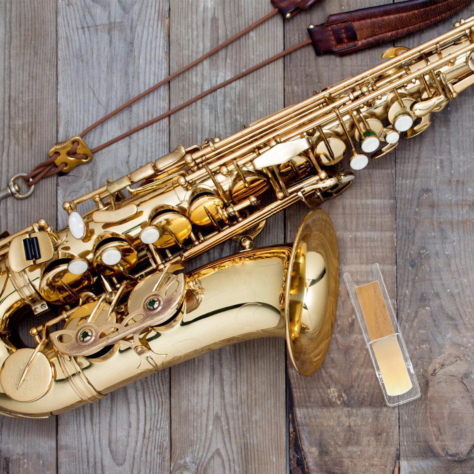 30piezas Cañas Tradicionales para Saxofón Soprano Resistencia Accesorios para Instrumentos Musicales para Principiantes y Profesionales