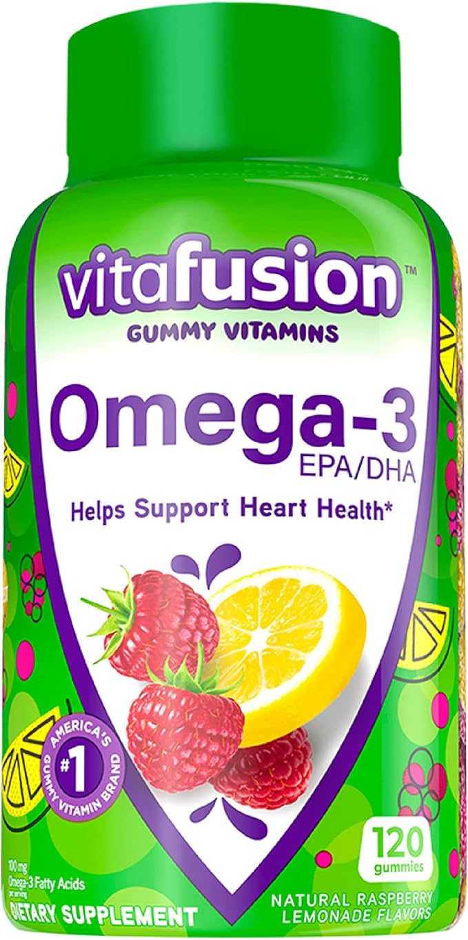 Vitafusion Omega3 Gummies, 120 Count Health