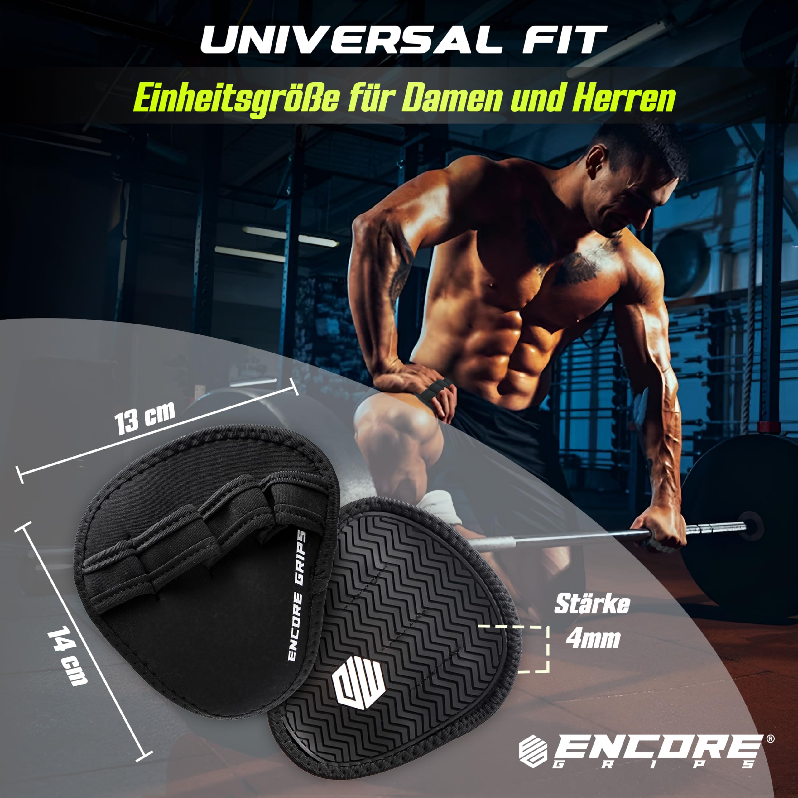 RESILIENCE Grips Avec Coussinet Supplémentaire, Protection Anti-déchirure Et Ampoules, Idéales Pour Haltérophilie, Callisthénie Et Exercices De Force