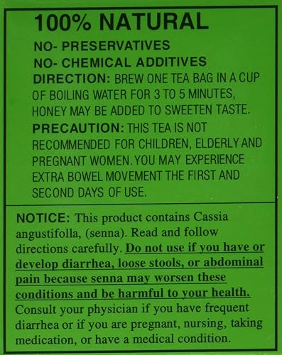Miniatura 4 de Té dietético Brand California Dieters de Evergreen Leaves, con 20 bolsas de té