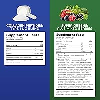 Vista 3 de Transformation Vanilla & Chocolate Protein Powder Super Greens Superfood Green Juice Powder Polvo de péptidos de colágeno hidrolizados