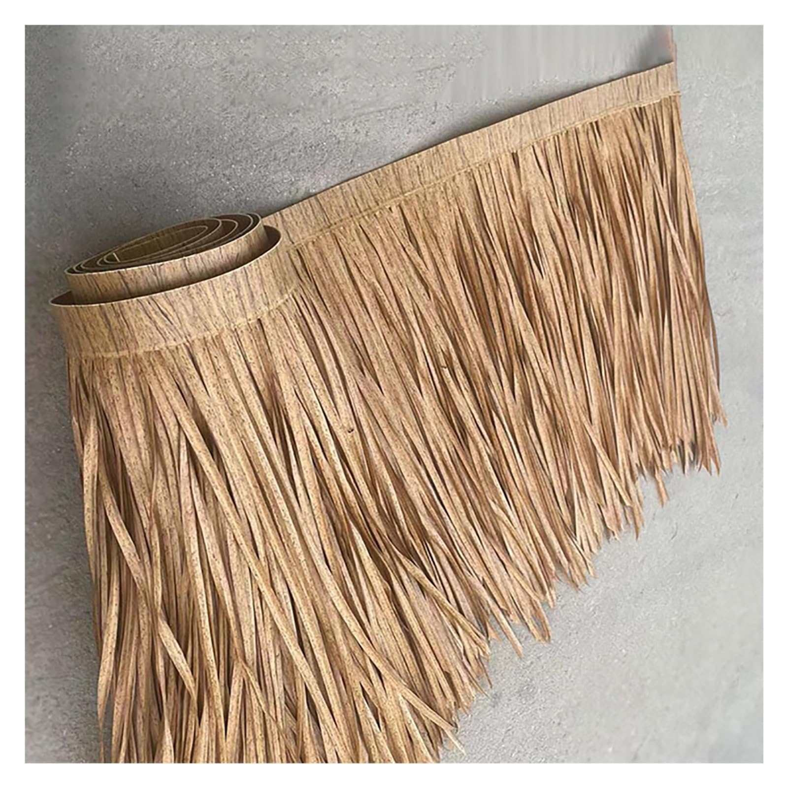 CWCQGH Mexican Hut Artificial Palm Thatch Roofing Roll for Garden Patio Umbrella Fence Party 0.6x8m