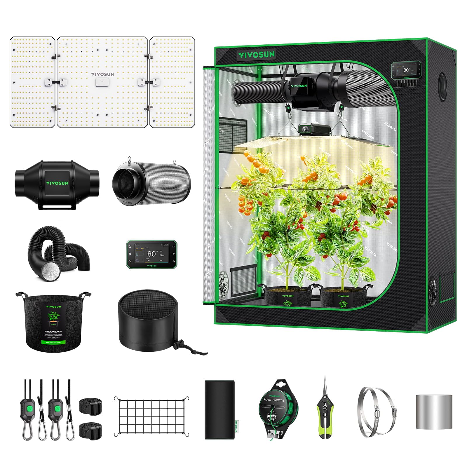 VIVOSUN Smart Grow Tent Kit 4x2