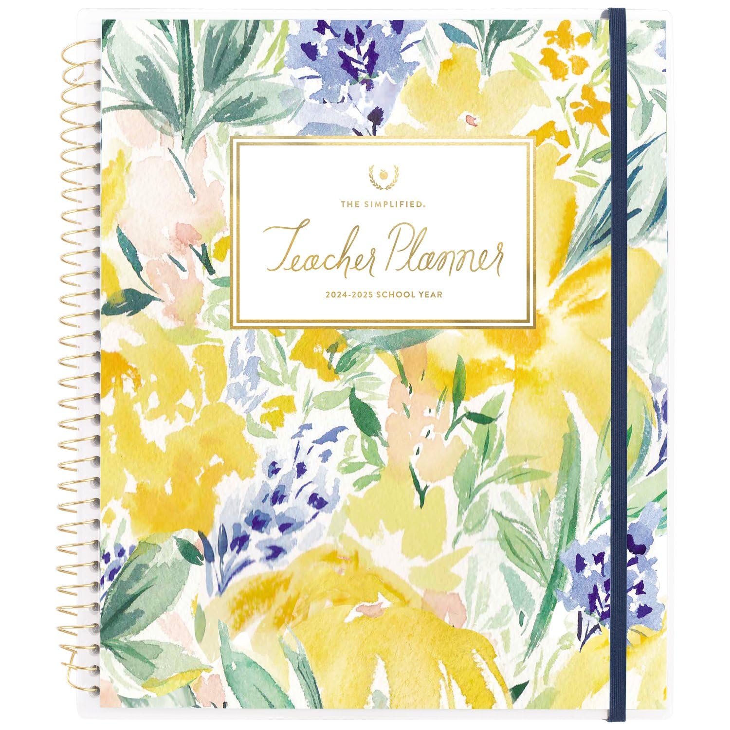 AT-A-GLANCE 2024-2025 Academic Planner, Simplified by Emily Ley, Weekly & Monthly, 8-1/2" x 11", Large, for School, Teacher, Student, Floral (EL29T-905A)