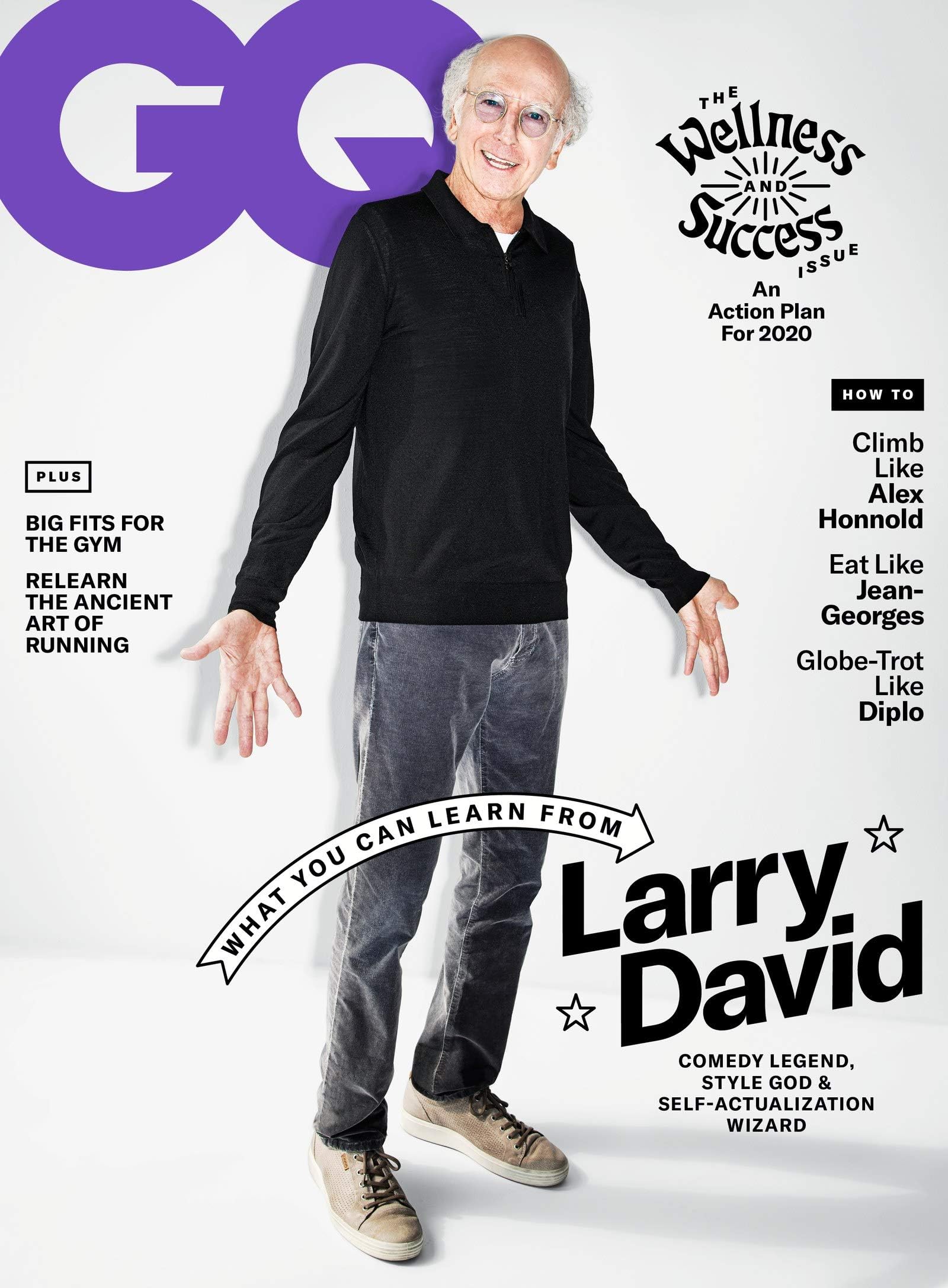 GQ Magazine (February, 2020) Larry David Cover