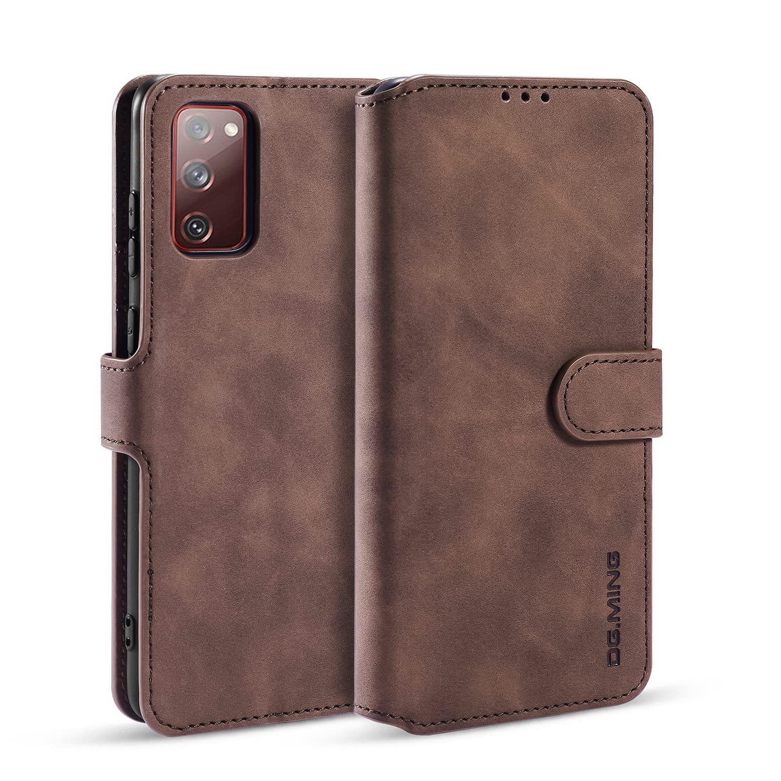 Coque Samsung A72 5G étui cuir rétro mat de qualité supérieure