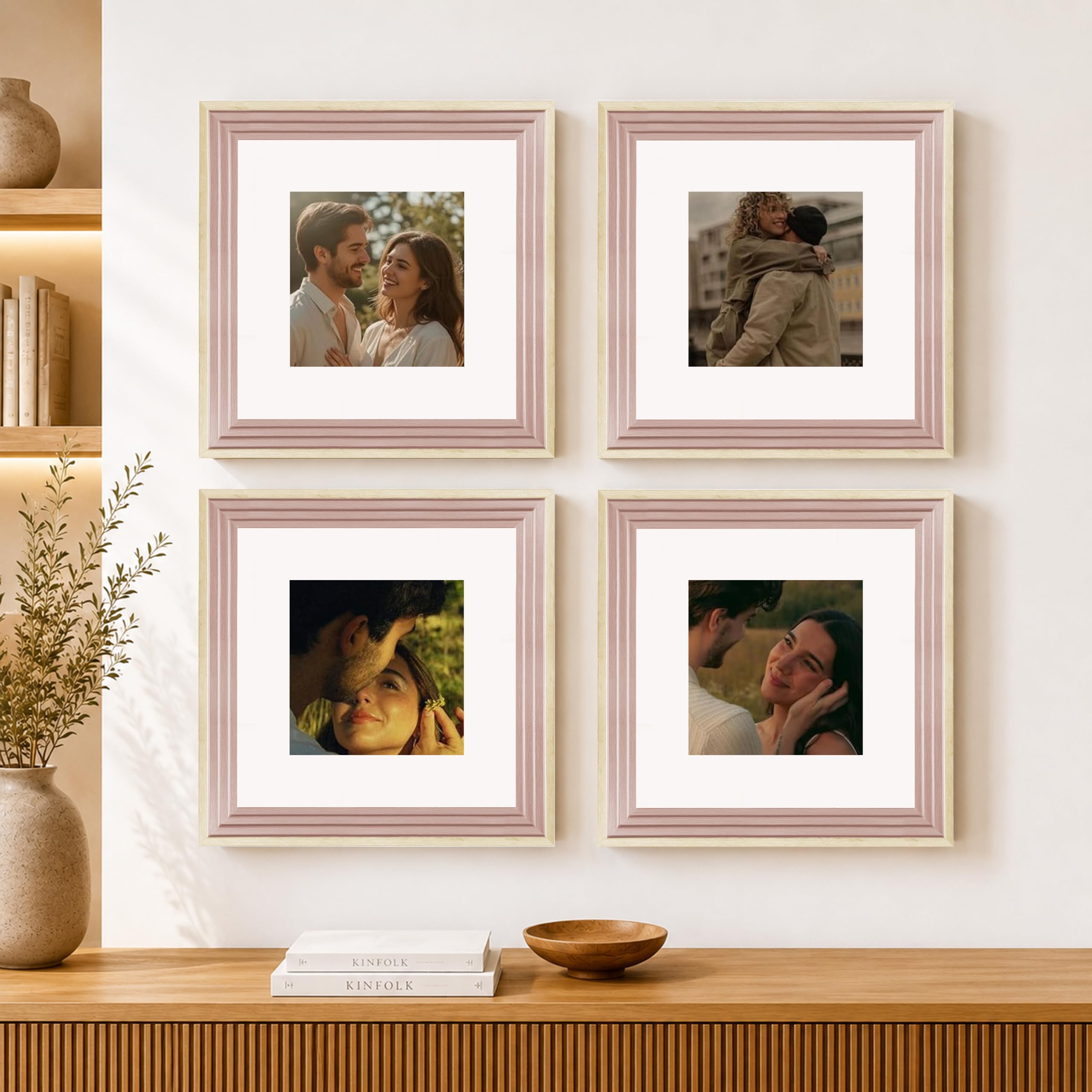 Art Street Photo Frames - Set of 4 Black -9