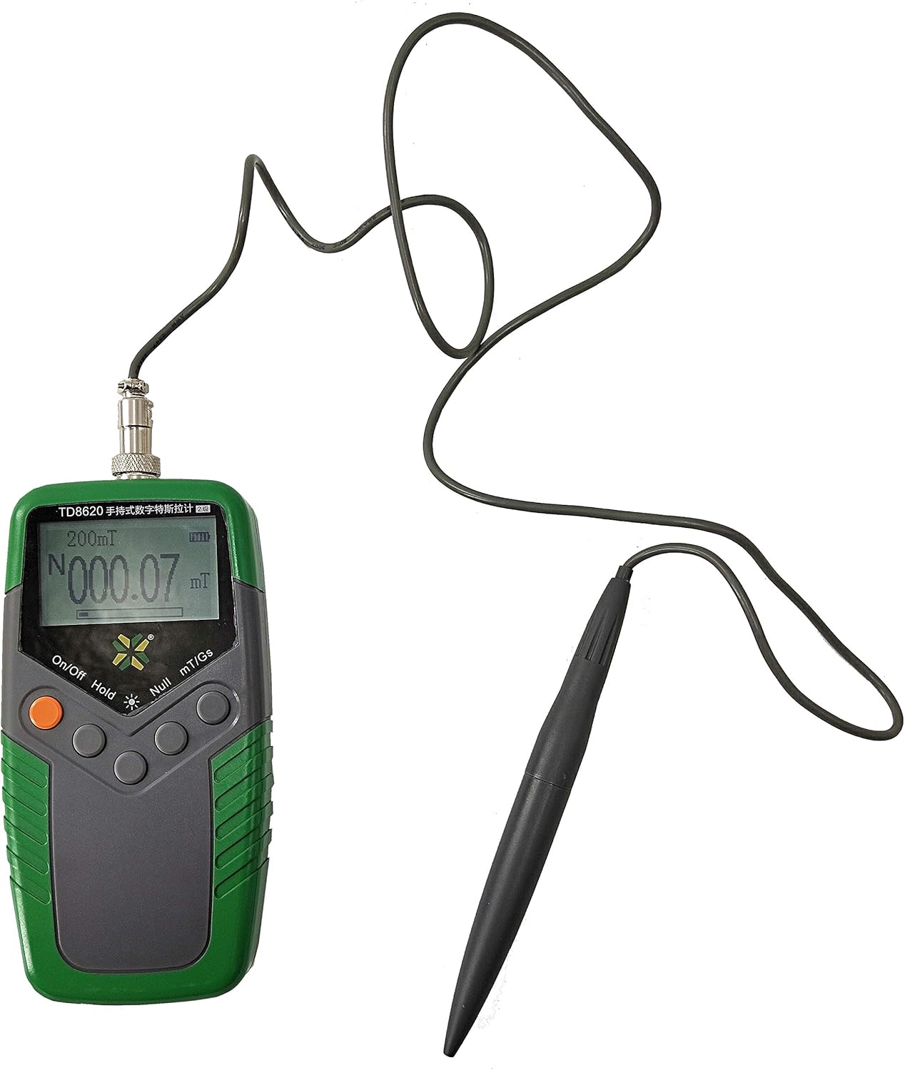 Permanent Magnet Gauss Meter Tesla Meter High Precision Gaussmeter Fluxmeter Surface Magnetic Field Tester with 2% Accuracy