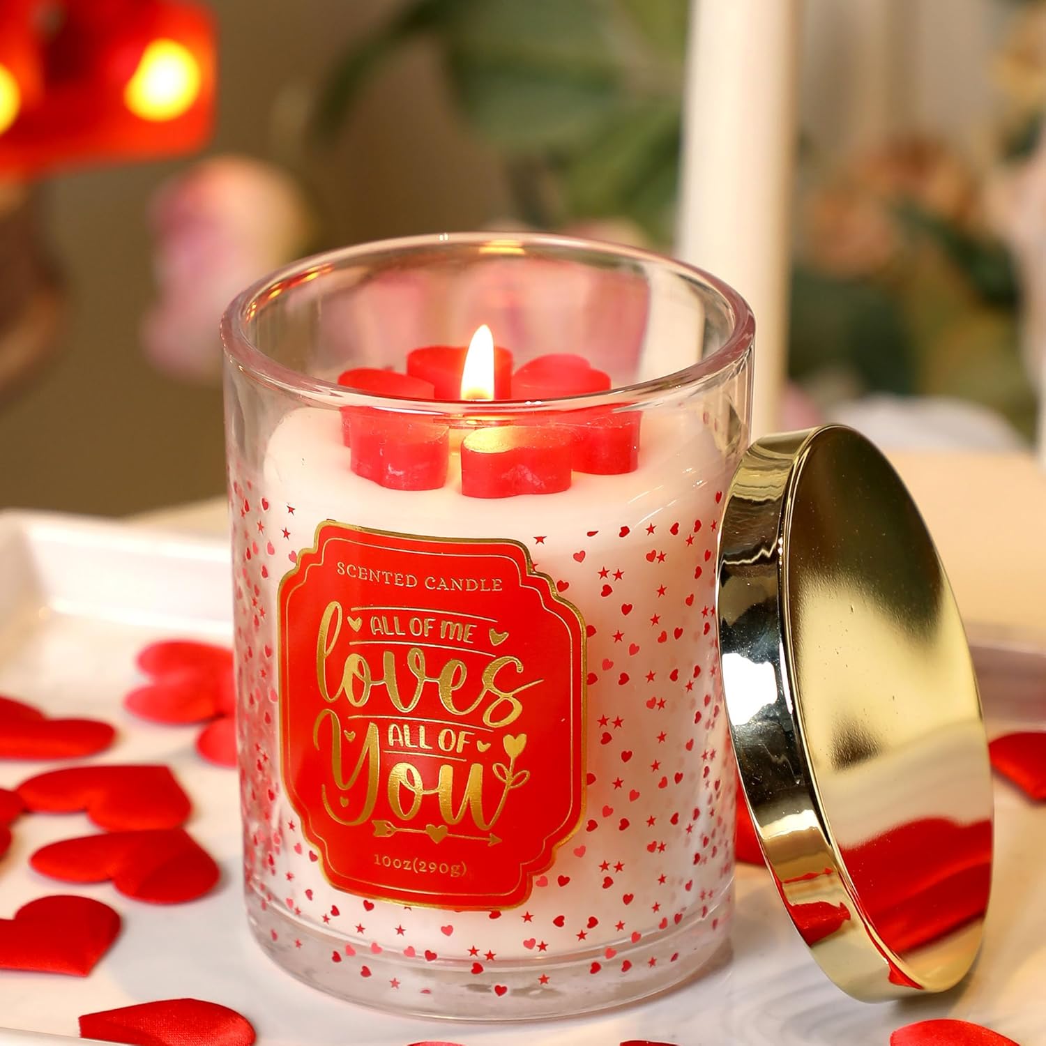 AOOVOO Scented Candles For Men - Vanilla & Cream Candles - View #13