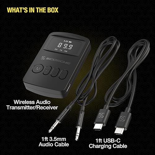 Vista 21 de Scosche - transmisor digital FM para iPod, BTFM, Azul Negro