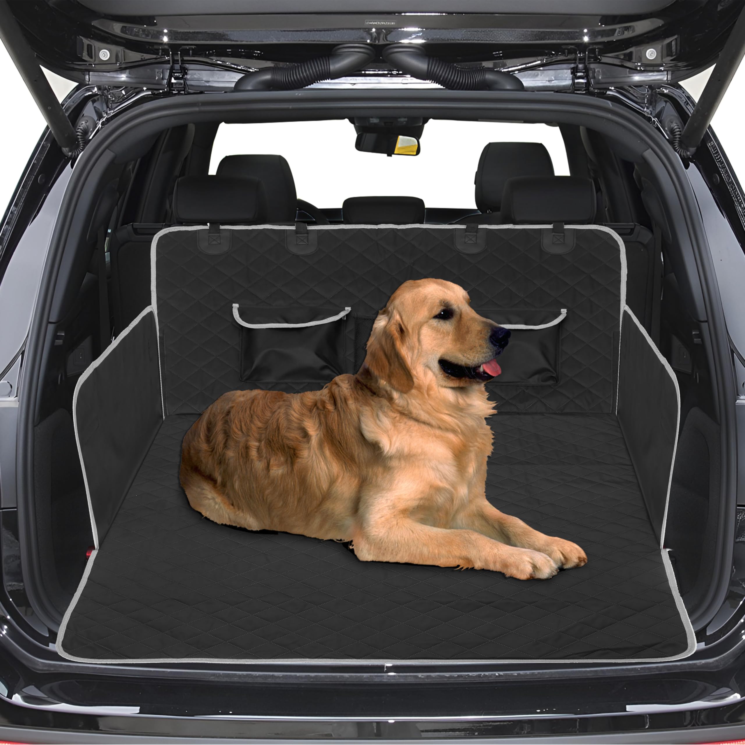 Rinling Protezione per il bagagliaio dell'auto, coperta universale per cani per il bagagliaio dell'auto, tappetino di protezione per il bagagliaio ideale con borsa di stoccaggio per SUV