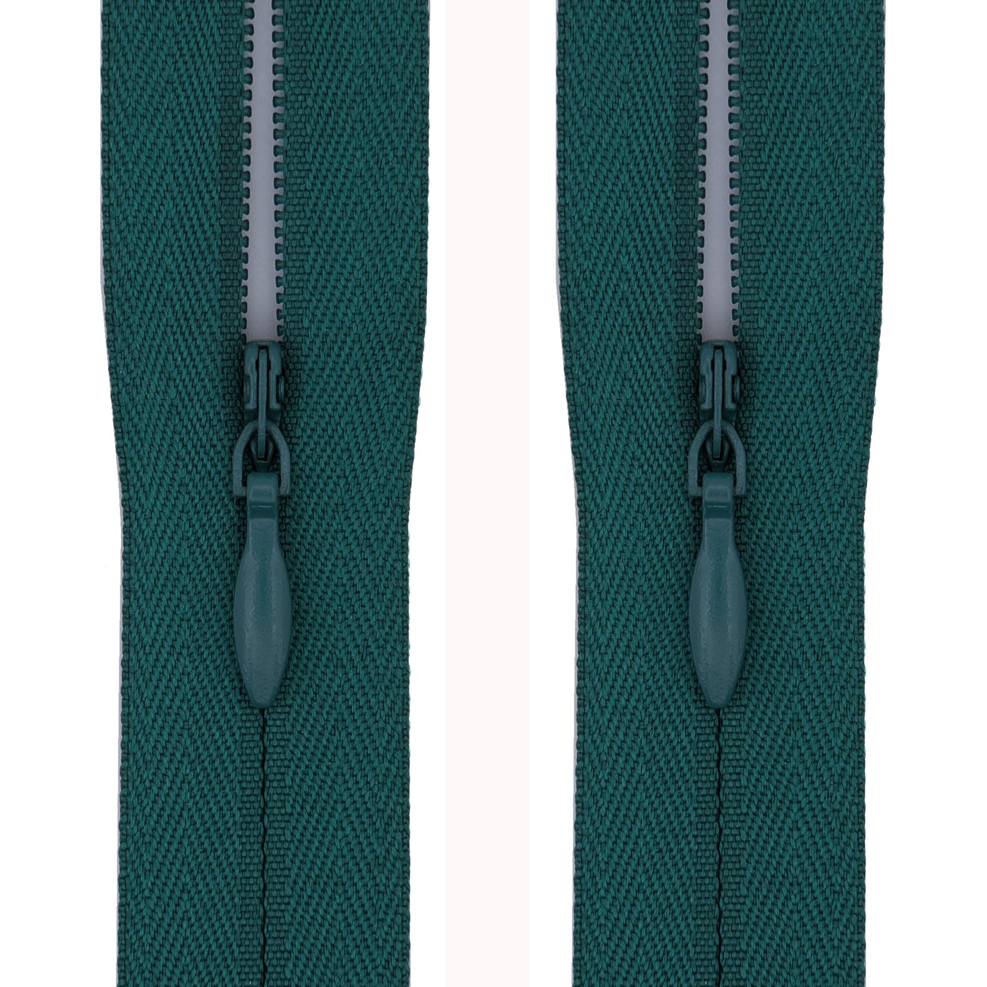Y-connection #3 Invisible Zips, 2 Pack, 8 Inch (Deep Peacock Teal)