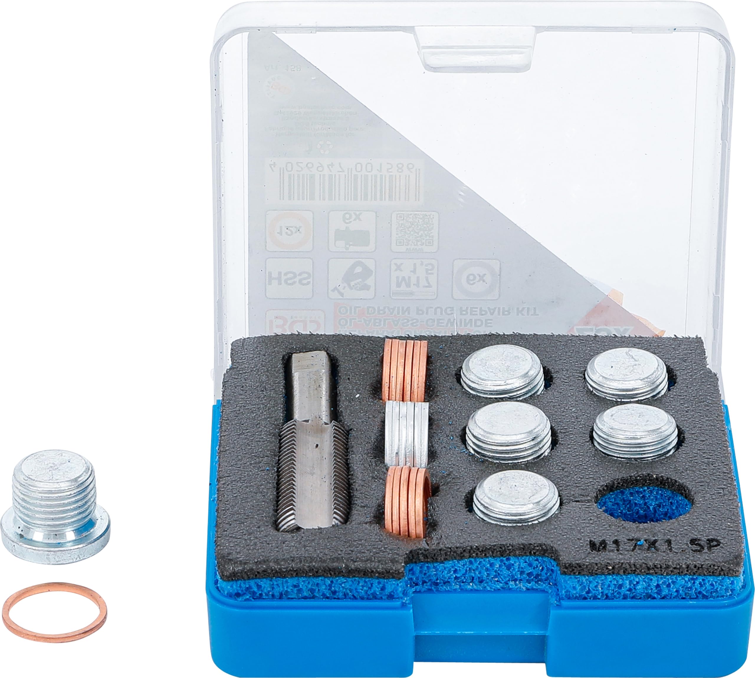 BGS 158 | Repair Kit for Oil Drain Thread | M17 x 1.5 mm