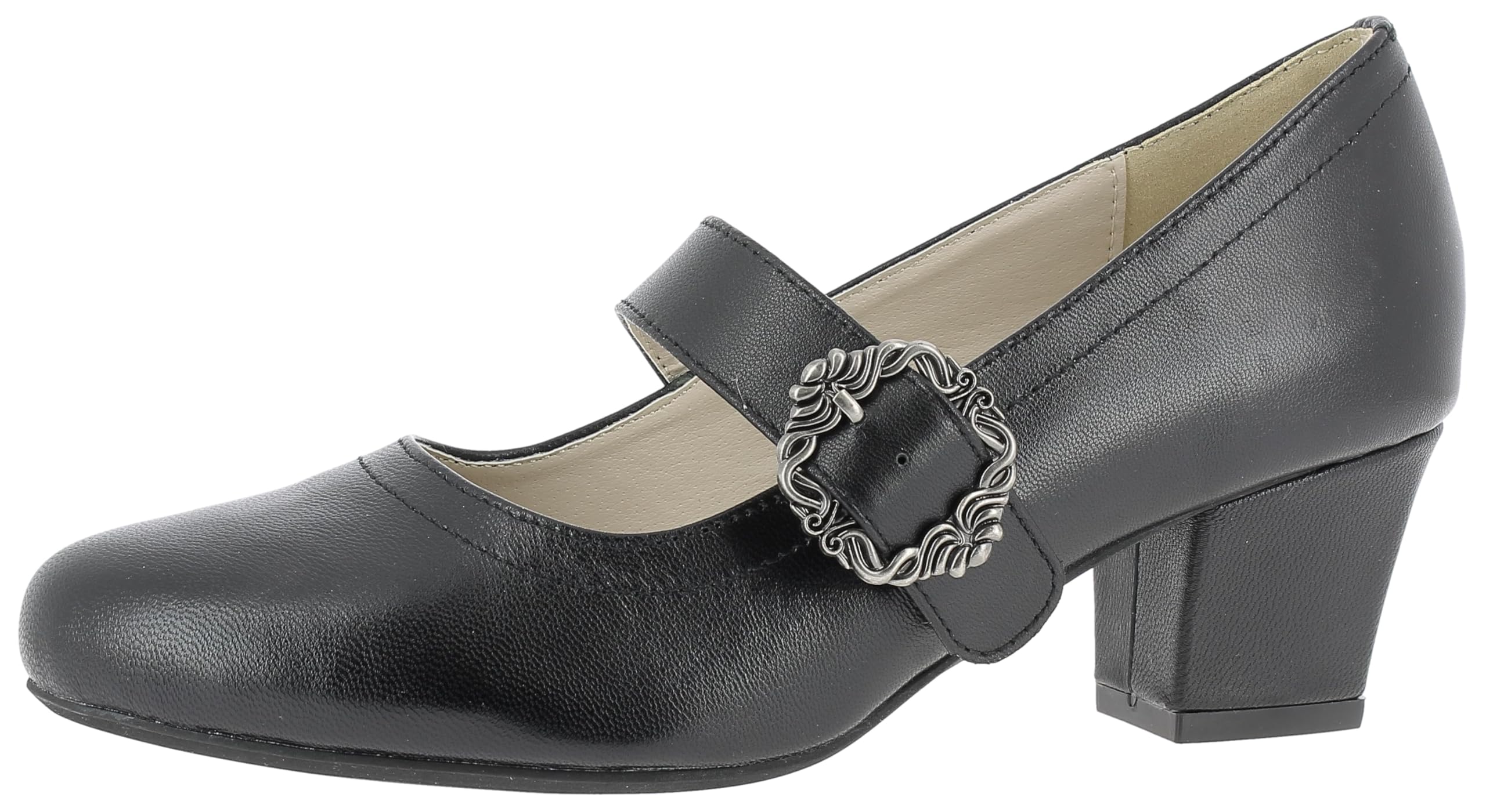 Hirschkogel Women's 3000001 Closed-Toe Pumps, Schwarz, 5.5 UK