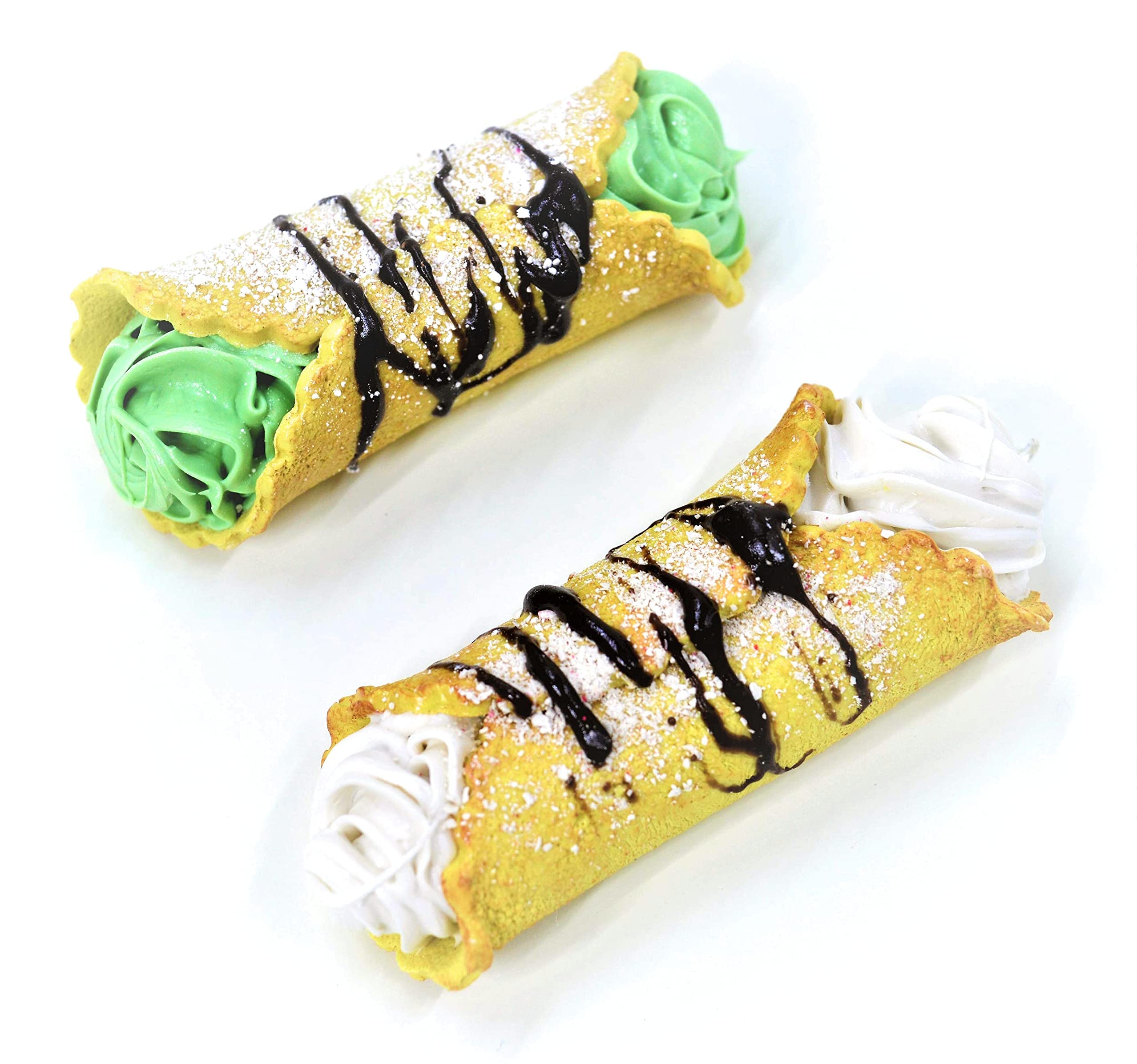 1 Mini Cannoli Christmas Ornament (you select the filling)