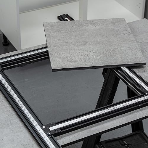 Miniatura 11 de Trend Varijig - Sistema de plantilla y plantilla de enrutador rectangular ajustable, marco de precisión para huecos, ranuras y moldes de panel