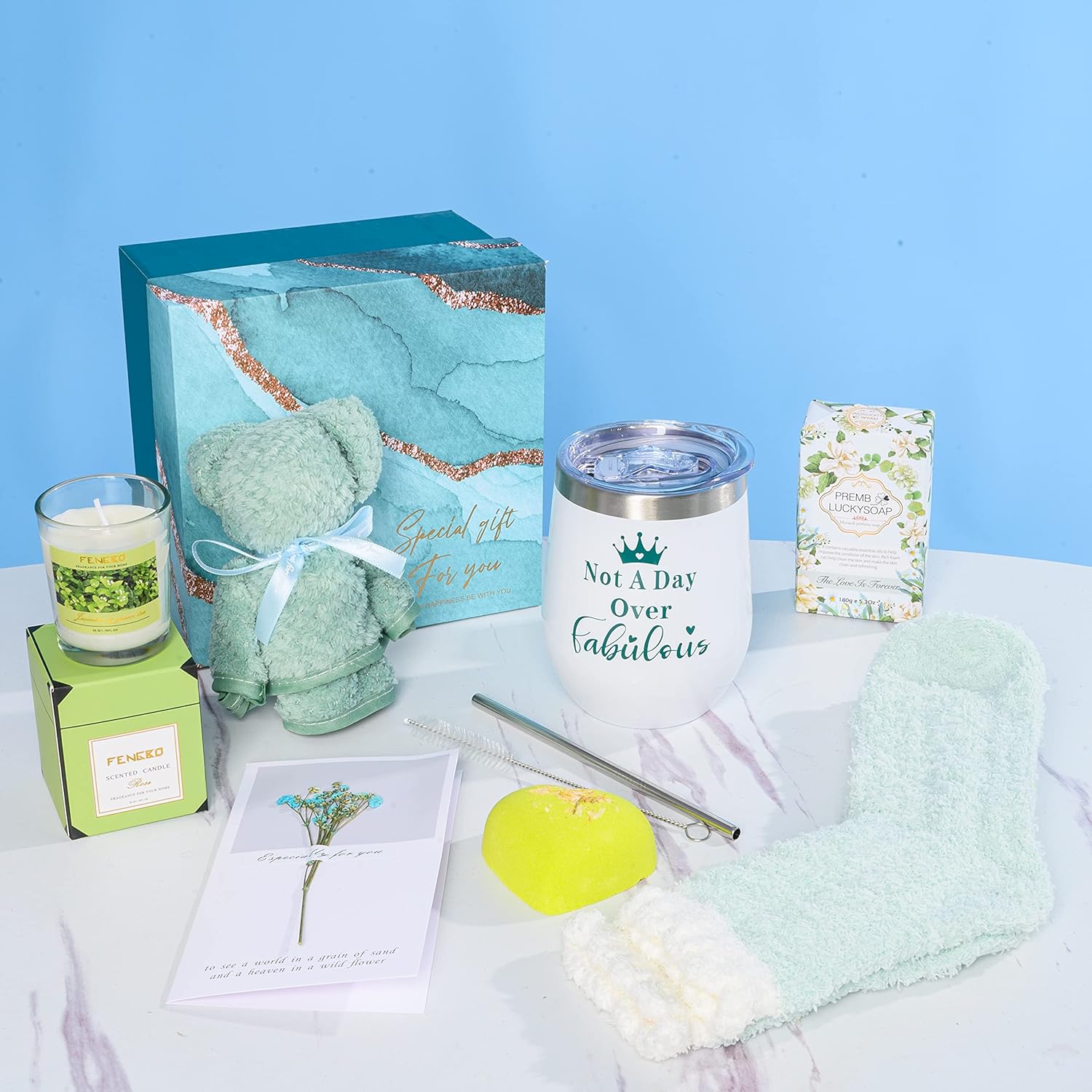 Birthday Gifts for Women,Gifts Basket for Her,Relaxing Spa