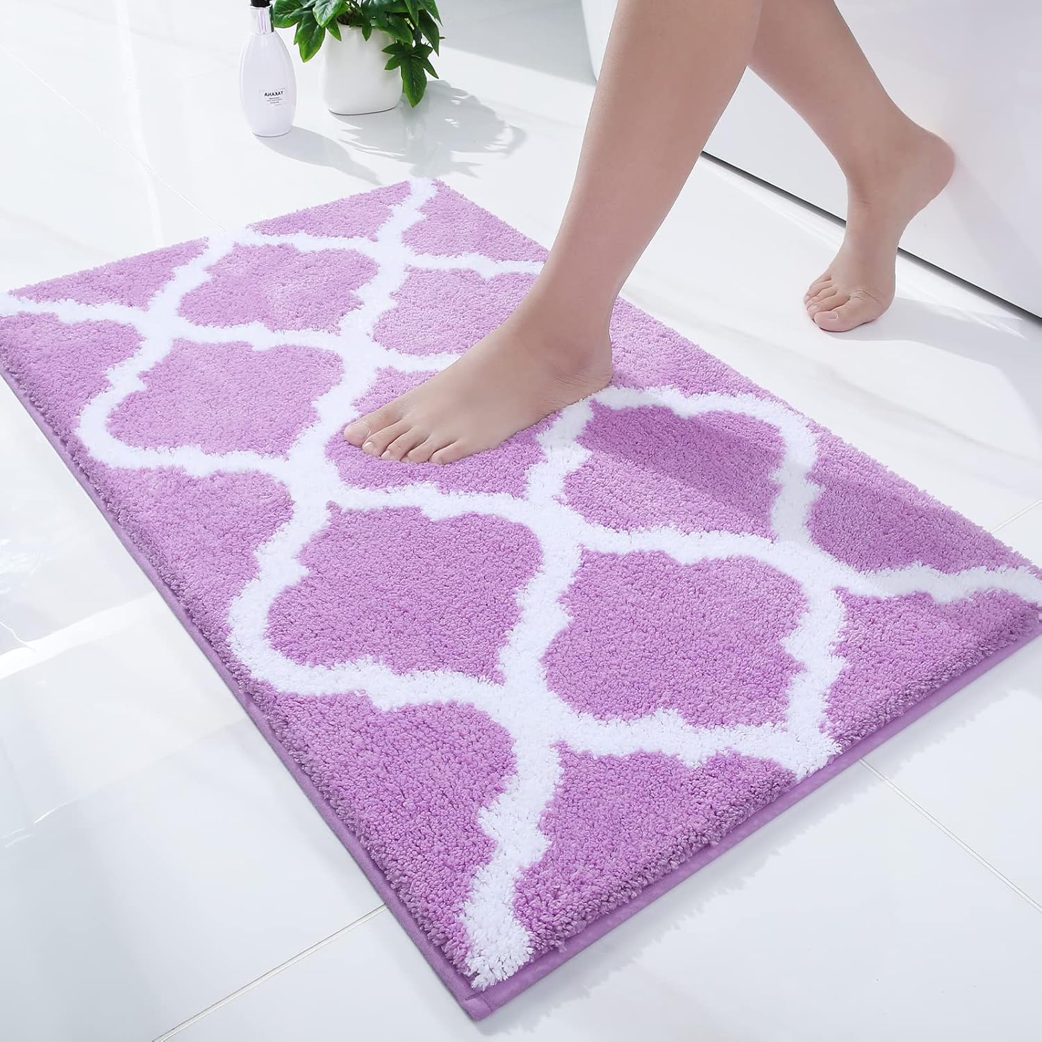 OLANLY Bathroom Rugs 30x20, Soft and Absorbent Microfiber