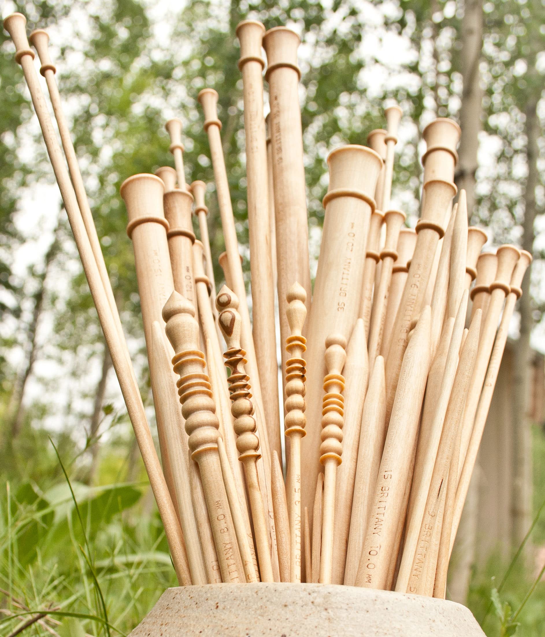 Brittany Birch Double Point Ended Knitting Needles/Pins 3.5mm x 7.5"