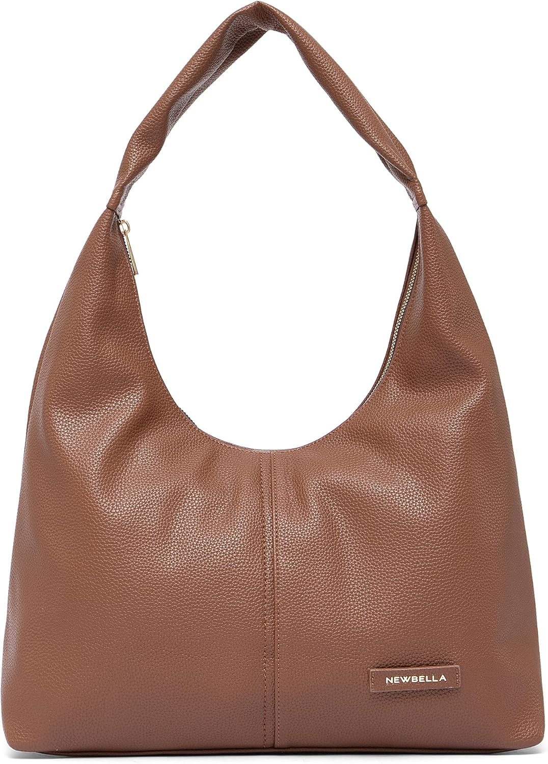 NEWBELLA Vegan Leather Hobo Shoulder Bag for Women, Lightweight Hobo Purse, Casual Commute Bag for Daily Work Shopping Travel