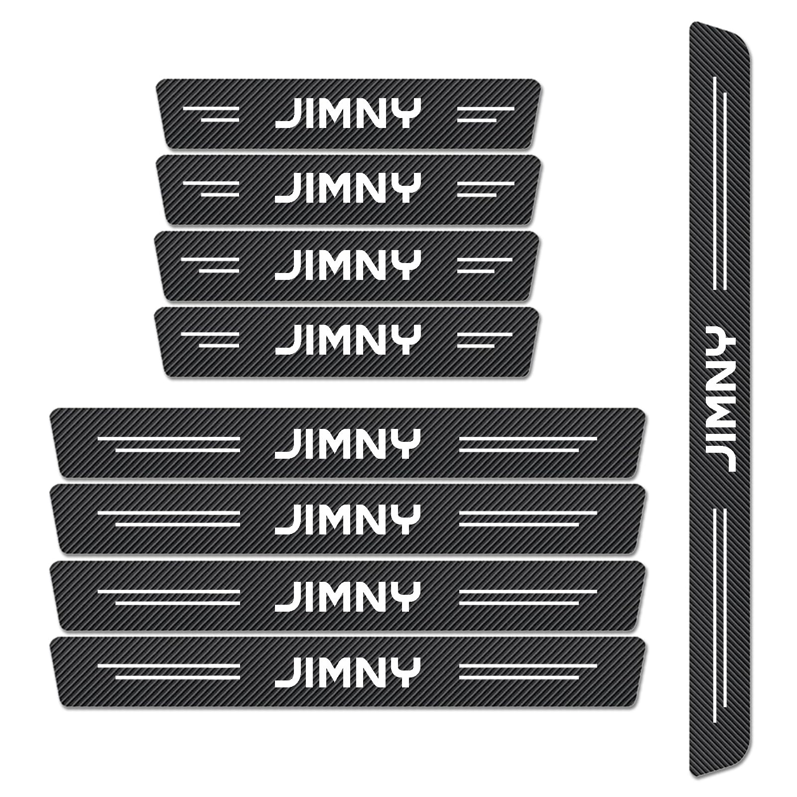 WXH97F Carbon Fiber Scuff Plates for SUZUKI Jimny 2012-2026
