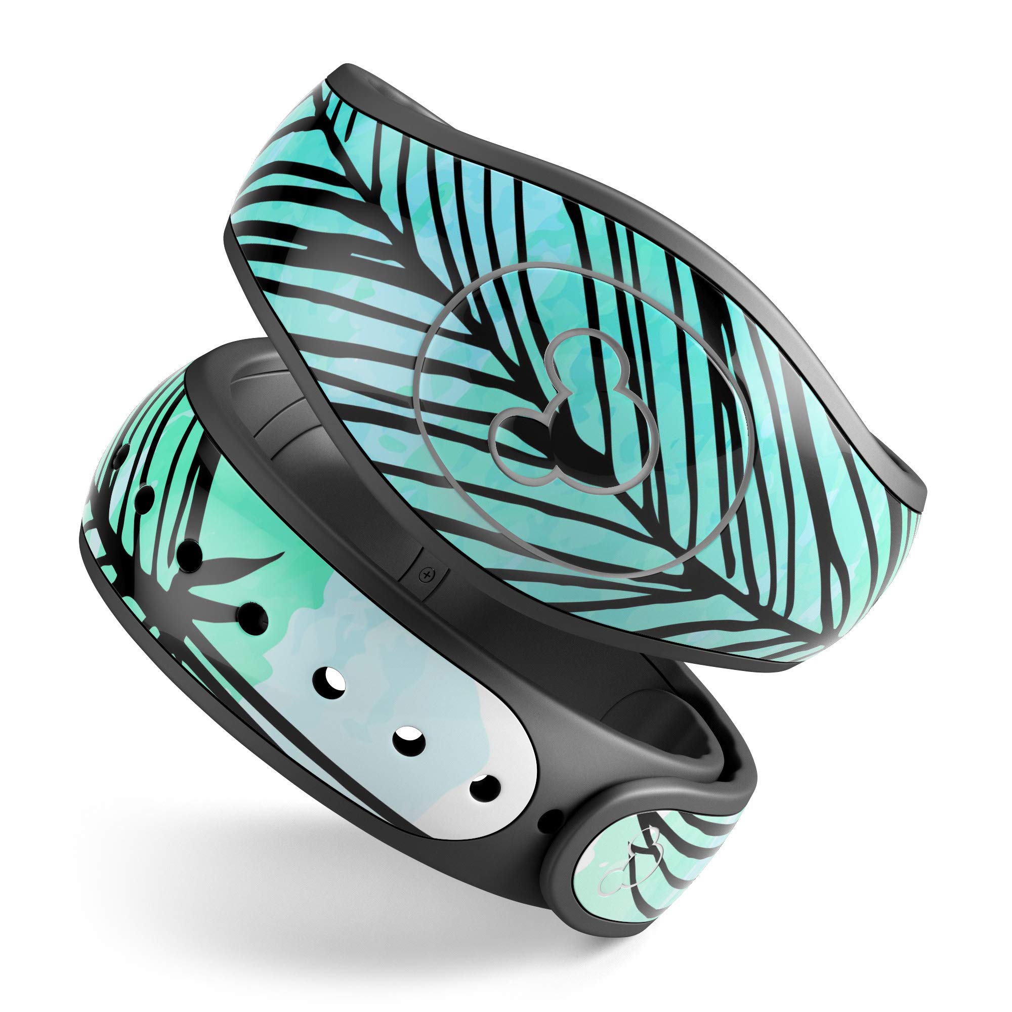 Design Skinz Pen & Watercolor Feathers Premium Vinyl Decal Wrap Cover for The Disney MagicBand 1 (Fits MagicBand 1 for Disney Parks)