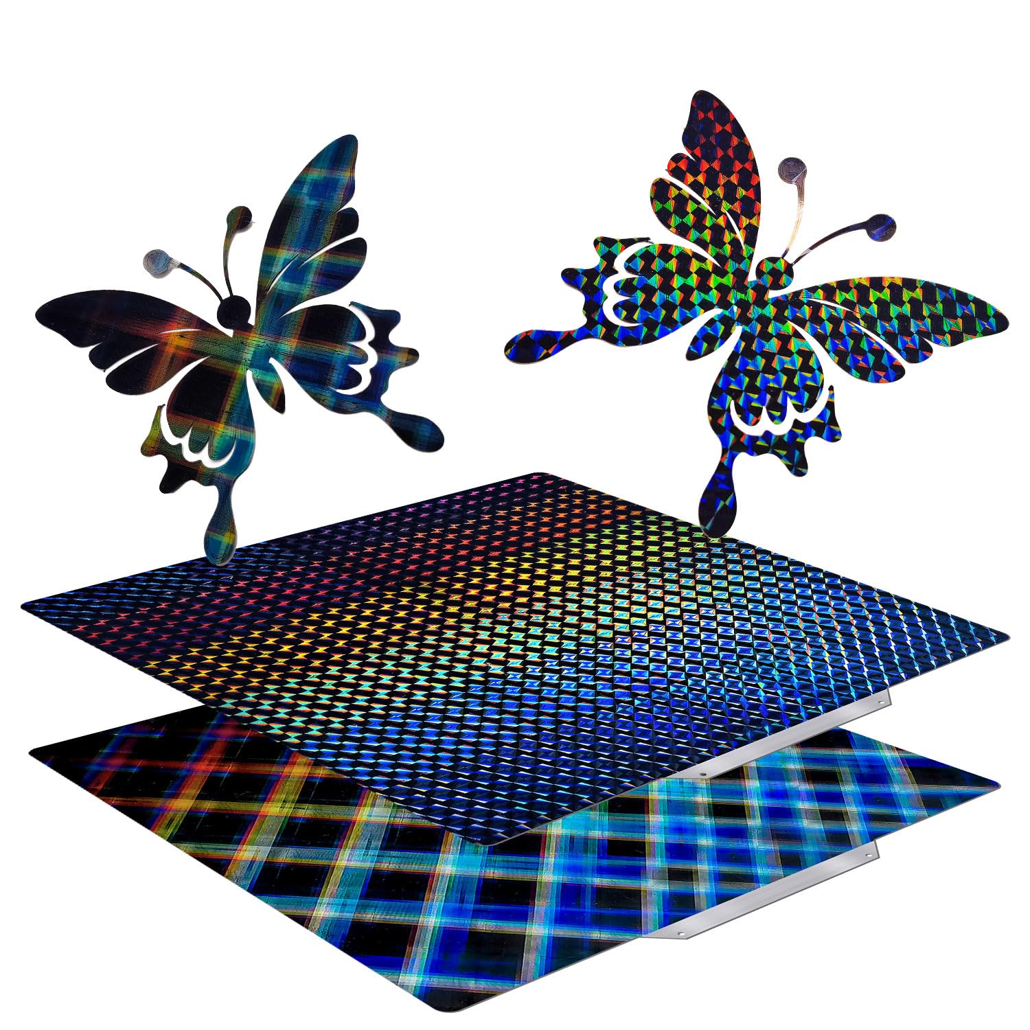 310x320mm Double Sided Spring Steel Build Plate for Ender 3 Max Neo, Smooth Phantom+Smooth Skynet Flexible Print Bed No Magnetic Base for CR-10S Pro/CR-10 V2 V3/CR-X Pro/SV04 3D Printer