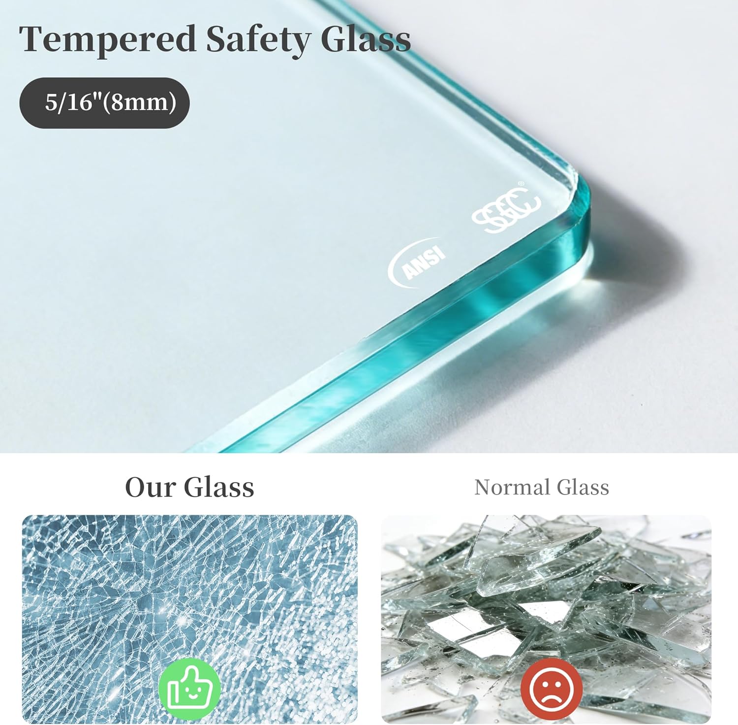 34''W x 74''H French Glass Shower Screen for Bathroom,Fixed Framed Walk in Arched Shower Door in Matte Black Finish, Shower Glass Panel with 5/16" (8mm) Clear SGCC Tempered Glass, Easy Installation