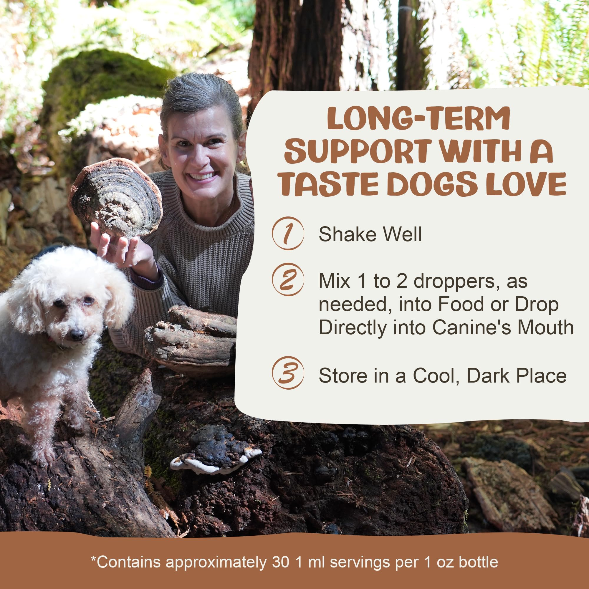 MycoDog Turkey Tail Mushroom for Dogs - Daily Immune Wellness Drops — Amazon image 5