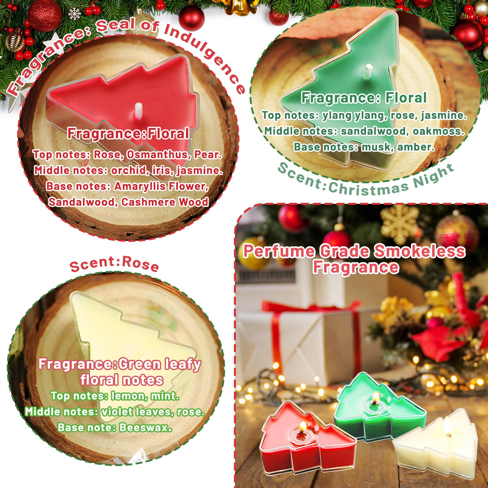 15 Bougies Chauffe-Plat Antevia Parfum Sapin - Cire Végétale - 4h De Combustion - Pour Réchauds Ou Décoration
