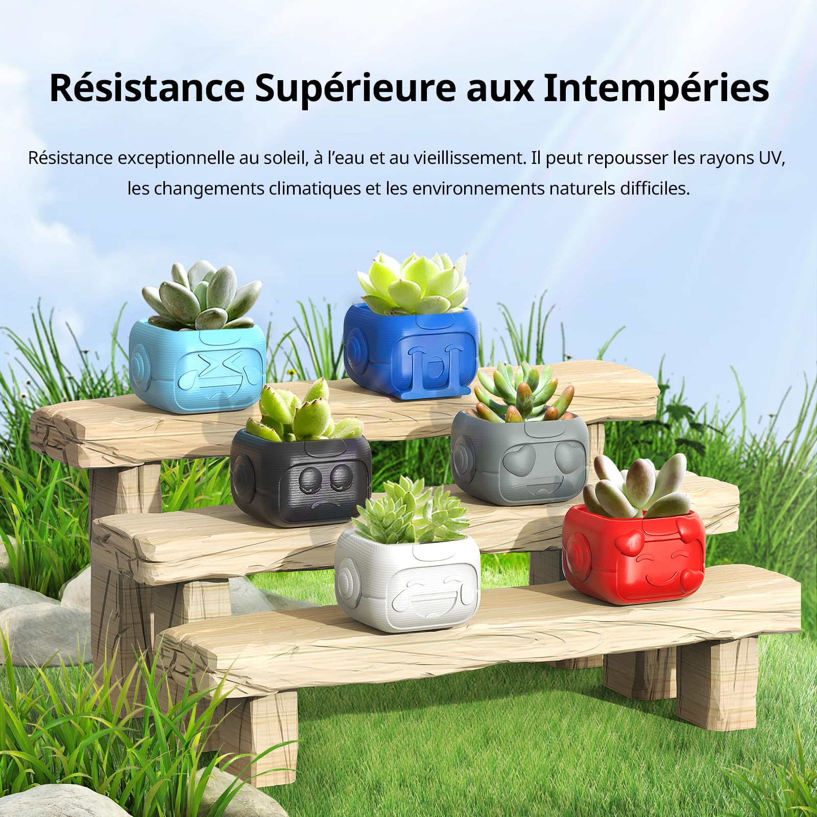 ANYCUBIC ASA Filament 1,75 mm pour Imprimante 3D FDM, Résistance aux Intempéries, Précision Dimensionnelle +/- 0.02 mm, 1kg, Noir