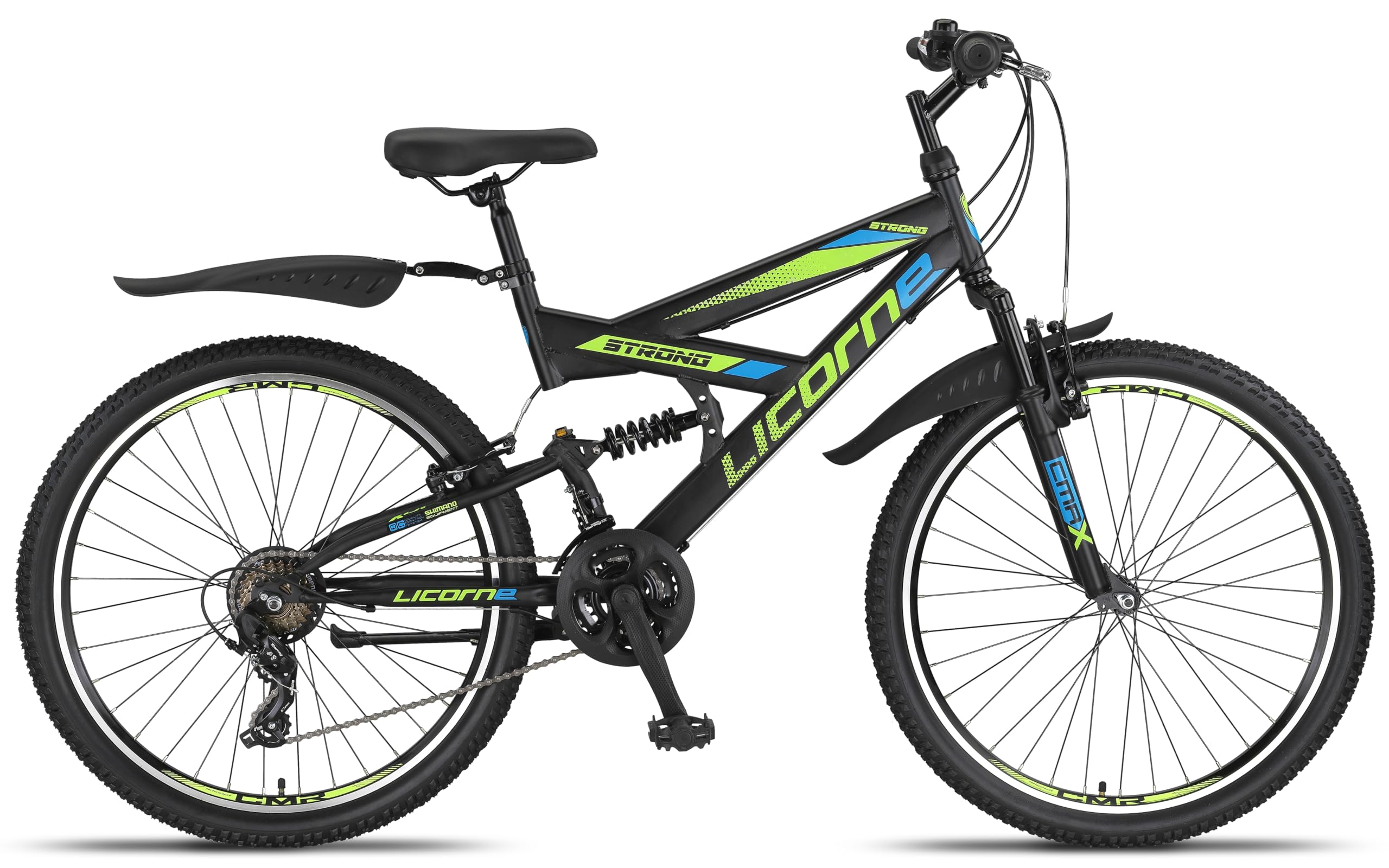 Licorne Bike Premium Strong V rower górski o średnicy 24 i 26", rower dla chłopców, dziewcząt, kobiet i mężczyzn, 21-biegowa przerzutka, pełne zawieszenie