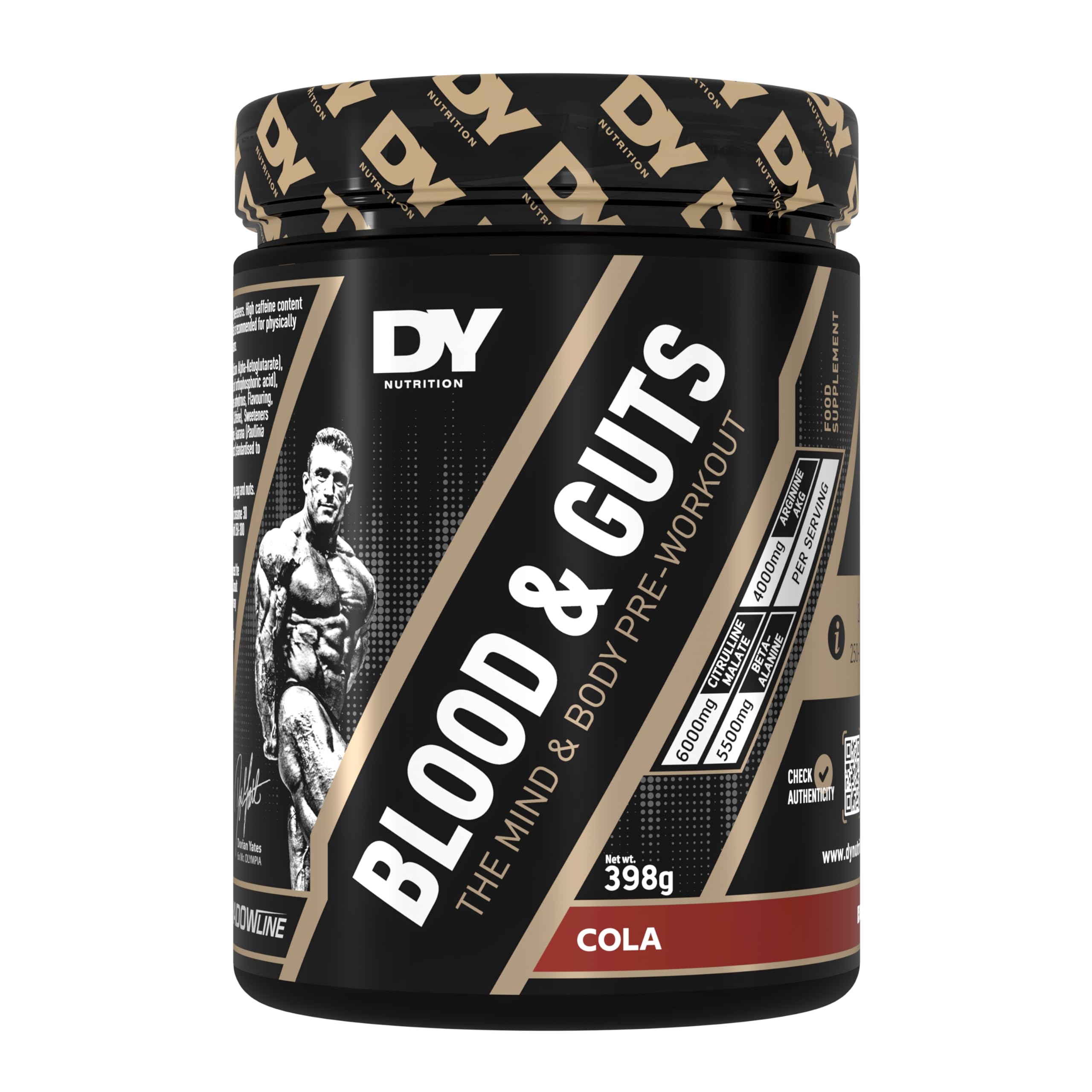 Dorian Yates Blood and Guts, Cola - 398g
